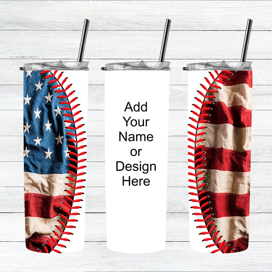 Customizable Baseball Flag